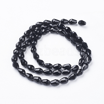 Glass Beads Strands GLAA-R024-11x8mm-13-1