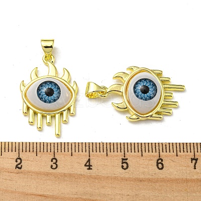 Real 18K Gold Plated Brass Pendants KK-L209-001G-07-1