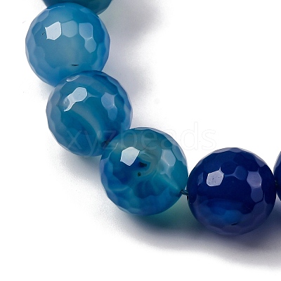 Natural Agate(Dyed & Heated) Beads Strands G-K390-A17-01-1