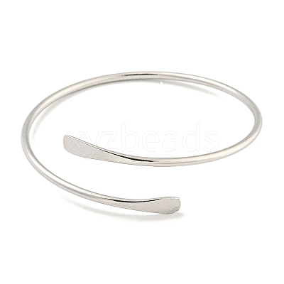 Non-Tarnish 304 Stainless Steel Cuff Bangles BJEW-P331-10P-1