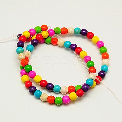 Synthetic Turquoise Beads Strands TURQ-G106-10mm-02-1