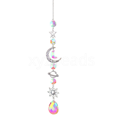 Iron Big Pendant Decorations LS-DJEW-PW0007-02C-1