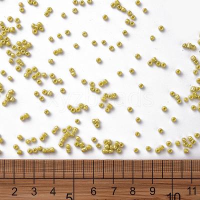 DIY Craft Beads 12/0 Opaque Colors Lustered Round Glass Seed Beads X-SEED-A012-2mm-122-1