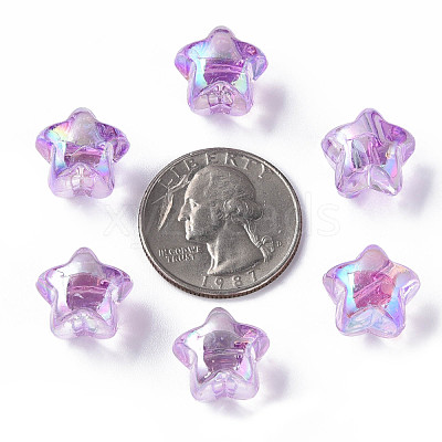1-Hole Transparent Acrylic Buttons MACR-S373-129-C06-1