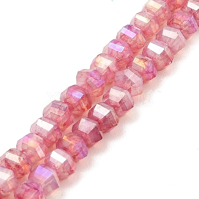 Imitation Jade Glass Beads Strands GLAA-P058-03A-1