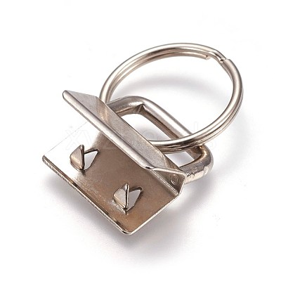 Electroplate Iron Split Key Rings IFIN-WH0044-01A-P-1