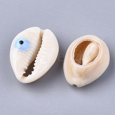 Natural Cowrie Shell Beads X-SHEL-S274-29C-1