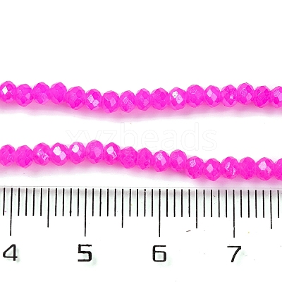 Baking Electroplate Glass Beads Strands X-DGLA-A039-J2MM-B24-1