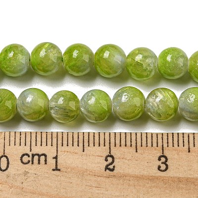 Dyed Natural White Jade Beads Strands G-F764-01A-1