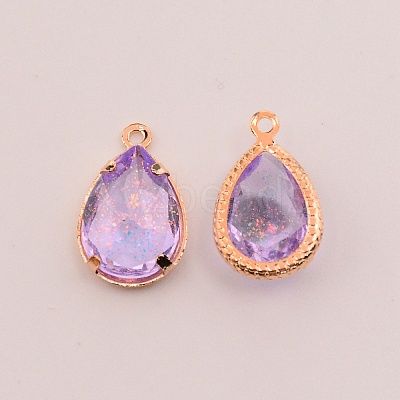 Faceted Resin Rhinestone Pendants LS-RESI-TAC0010-25H-1
