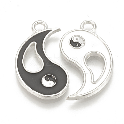 Alloy Enamel Split Pendants ENAM-S115-032-1