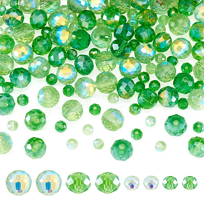 120Pcs 4 Styles Electroplate Glass Beads EGLA-TADJ0001-13C-1