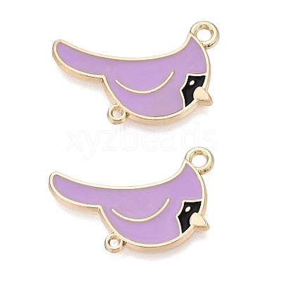 Alloy Enamel Connector Charms PALLOY-Q467-01G-03-1