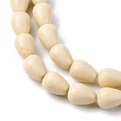 Natural Fossil Beads Strands G-F808-D01-01-1