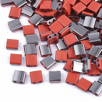 FGB 2-Hole Glass Seed Beads SEED-S031-L-045-H-1