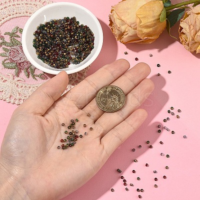 10.5G 3 Colors Baking Paint Glass Seed Beads FIND-YW0007-89A-1