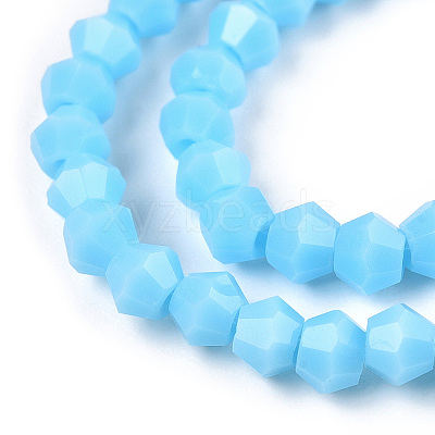 Opaque Solid Color Imitation Jade Glass Beads Strands EGLA-A039-P2mm-D12-1