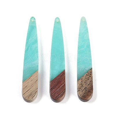 Resin & Wood Pendants WOOD-F015-01H-1