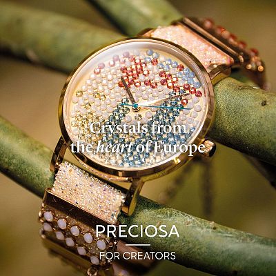 Preciosa® Crystal Hotfix Flatback Stones Y-PRC-HSS12-01000-1