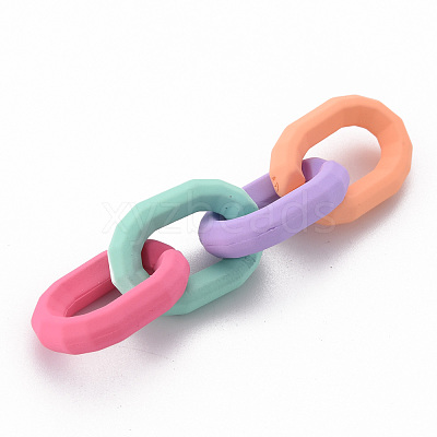 Rubberized Style Acrylic Linking Rings MACR-T041-11-1