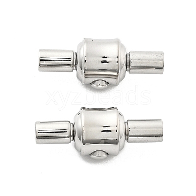 304 Stainless Steel European Clasps STAS-Z115-04P-08-1