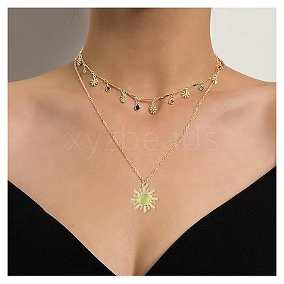 8Pcs 4 Colors Alloy Cat Eye Pendants FIND-YW0010-88-1