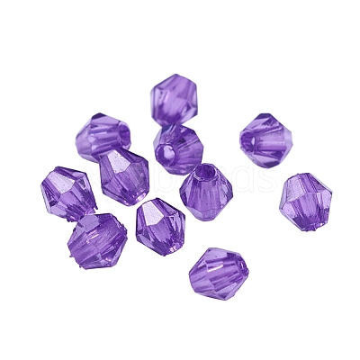 Transparent Acrylic Beads TACR-X0001-05-4mm-1