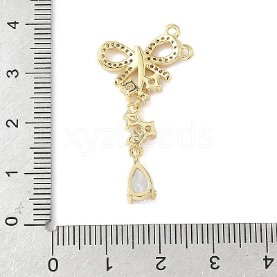 Brass Micro Pave Cubic Zirconia Pendants KK-L239-027G-1