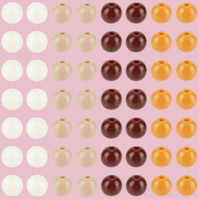 Opaque Acrylic Beads SACR-PA0001-04A-01-1