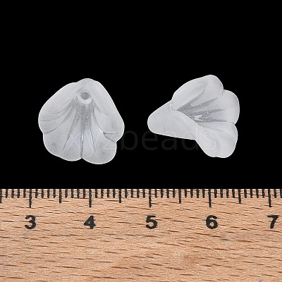 Acrylic Frosted Bead Caps AC-CBA81FF-04-1