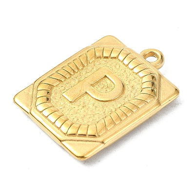 Ion Plating(IP) 304 Stainless Steel Pendants STAS-U033-01G-P-1