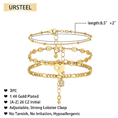 Anklets Sets AJEW-AN00383-02-1