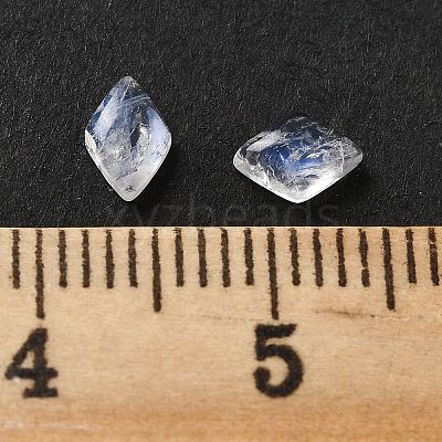 Natural Grade AA Rainbow Moonstone Cabochons G-L616-05-1