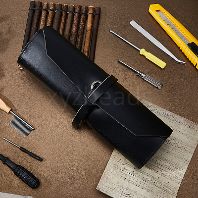 Multipurpose PU Leather Jewelry Rolls for Jewelry AJEW-WH0696-192A-1
