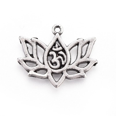 Tibetan Style Alloy Pendants TIBE-S301-008TAS-NR-1