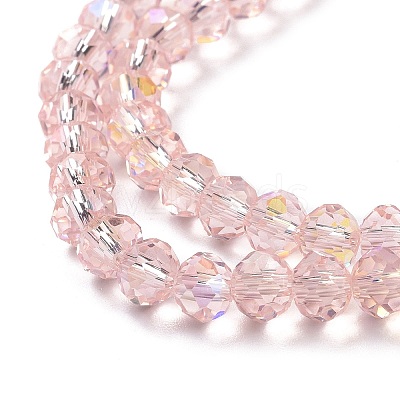 Electroplate Glass Beads Strands EGLA-A034-T4mm-L18-1