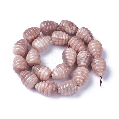 Natural Sunstone Beads Strands G-G263-M4-01-1