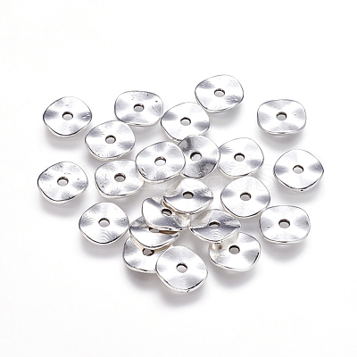 Tibetan Style Alloy Wavy Spacer Beads X-LF9350Y-1