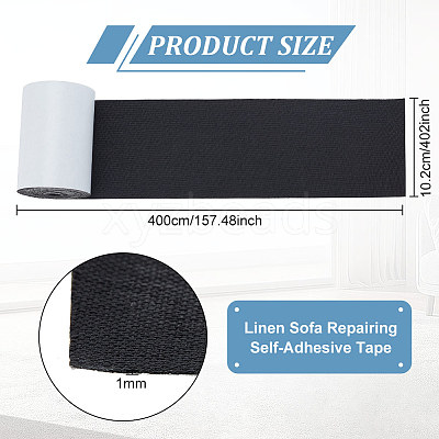 Flat Linen Sofa Repairing Self-Adhesive Tape AJEW-WH0009-15B-1