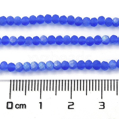 Imitation Jade Glass Beads Strands EGLA-A034-T2mm-MB31-1