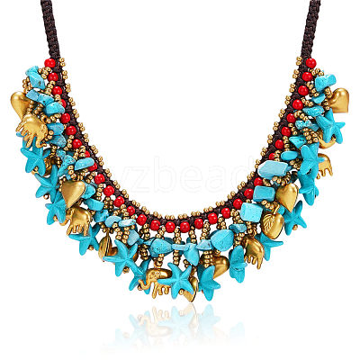Bib Necklaces JN949D-1