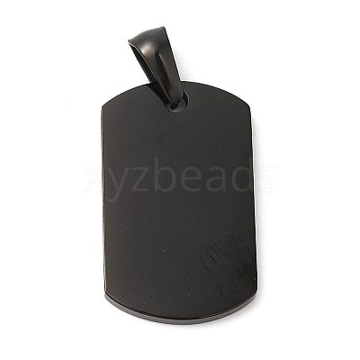 304 Stainless Steel Pendants STAS-Q244-05EB-1