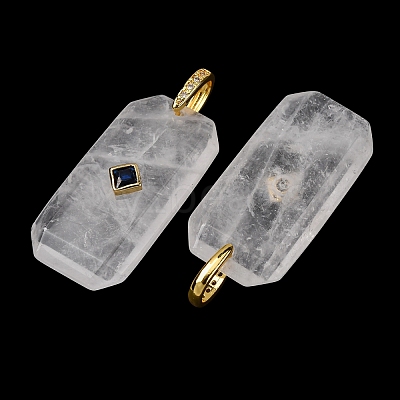 Natural Quartz Crystal Pendants GG-CBA51ED-05G-06-1