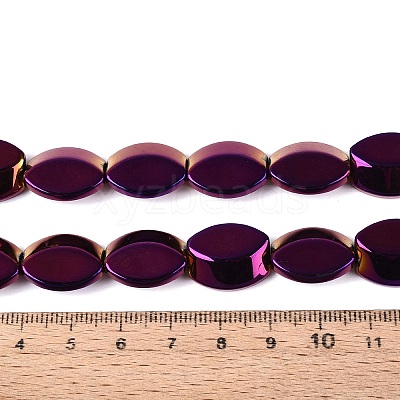 Electroplate Glass Beads Strands EGLA-Q134-02A-A04-1