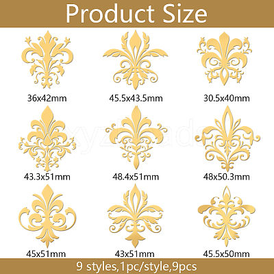 Nickel Decoration Stickers DIY-WH0450-141-1