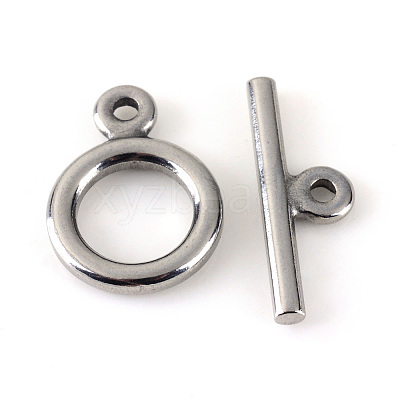 Tarnish Resistant 304 Stainless Steel Toggle Clasps LS-X-STAS-Q195-85-1