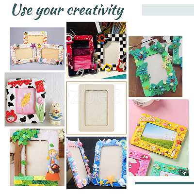 Wood Photo Frame Stands DIY-WH0196-15-1