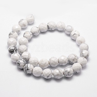 Natural Howlite Beads Strands G-D840-44-10mm-1