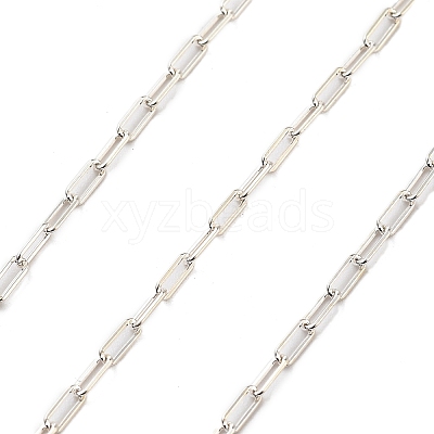 925 Sterling Silver Paperclip Chains STER-P064-02S-1