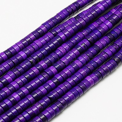 Synthetic Turquoise Beads Strands TURQ-G110-4x2mm-03-1